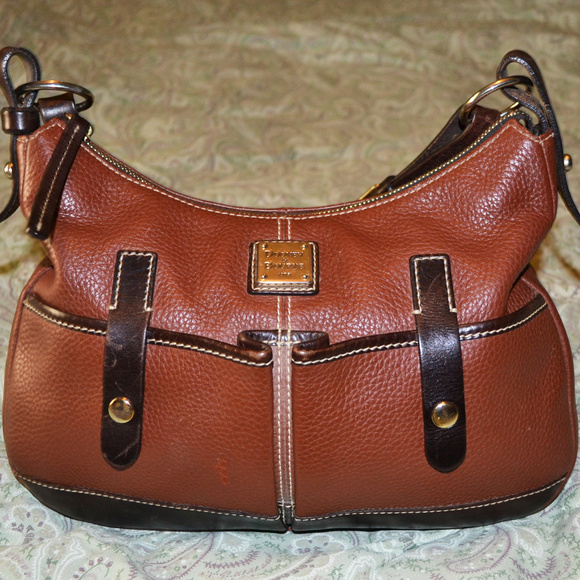 Dooney & Bourke Handbags - Dooney & Bourke Chestnut Brown Hobo Shoulder Bag